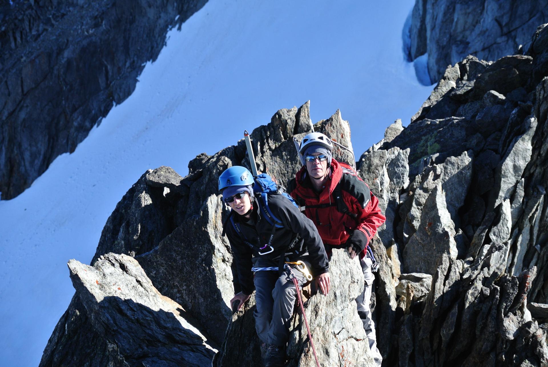 En famille sur les Arêtes du Soleil ( AD)